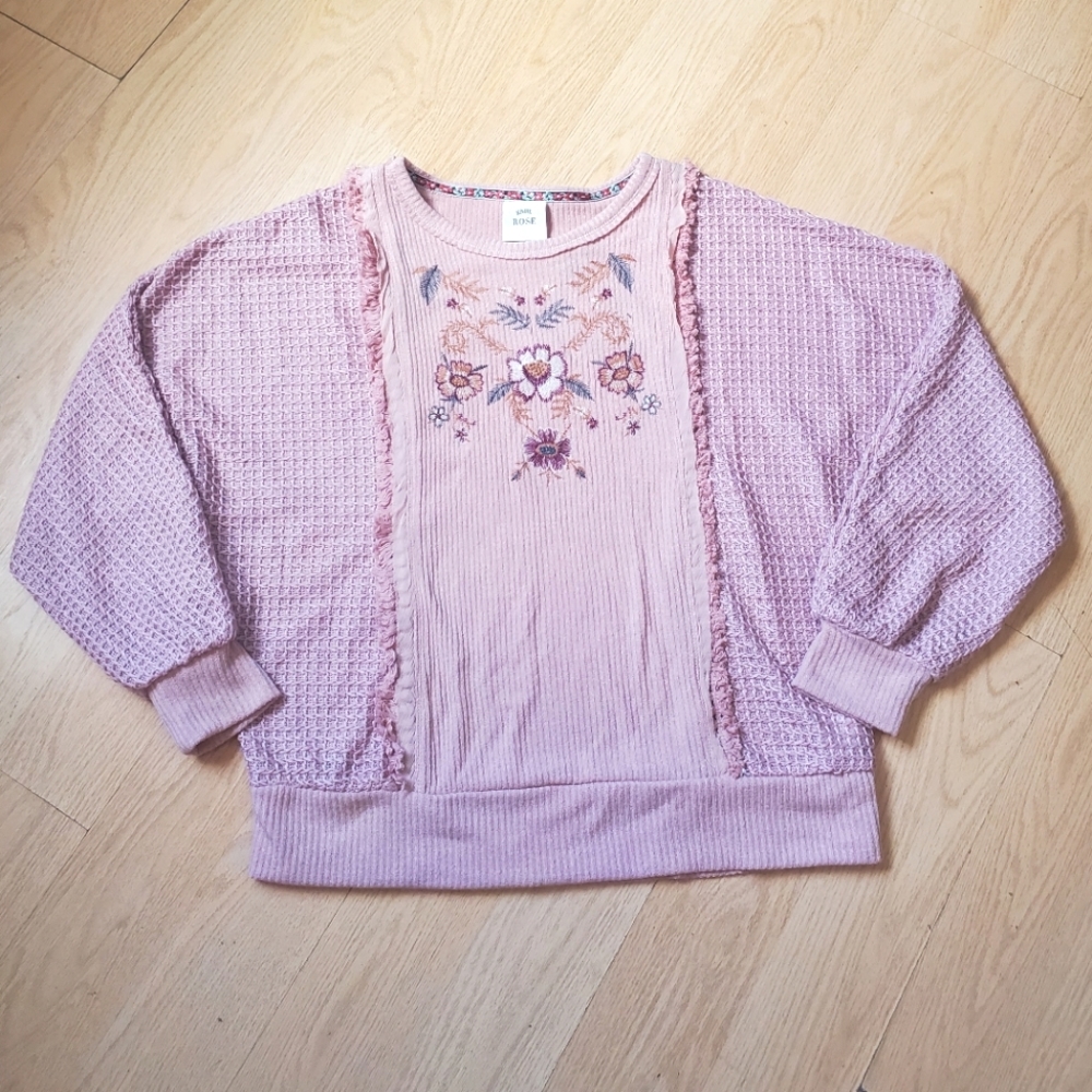 Knox Rose Woman's Long Sleeve Top Size L.
